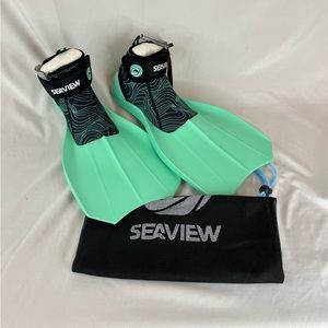 New - Women’s Seaview Topside Snokel Fins - size 8